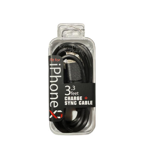 Picture of Charger Iphone 3.3ft Black 6ct