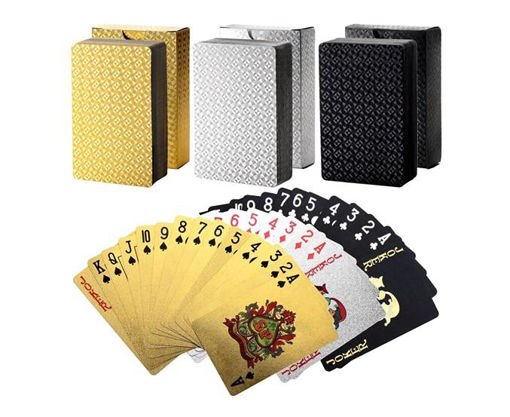 Picture of Playing Card - Gold&Silver 10ct