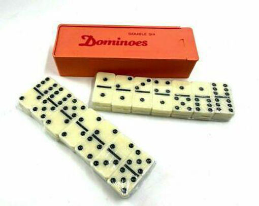 Picture of Dominoes 28ct Plastic Case