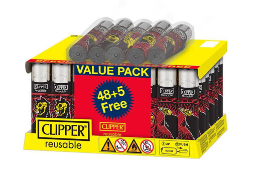 Picture of Clipper Reusable Lighter 48ct+5 Free
