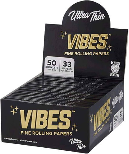 Picture of Vibes Papers-Ultra Thin King Size 50x33ct