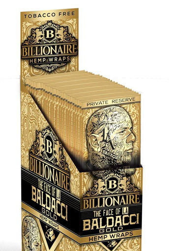 Picture of Billionaire Hemp Wraps - Baldacci Gold 25pk 2ct