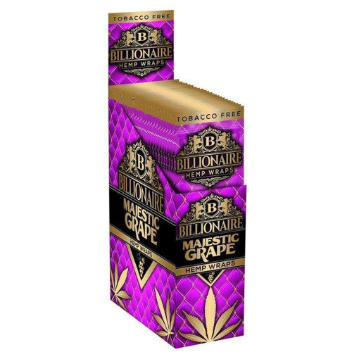 Picture of Billionaire Hemp Wraps - Majestic Grape  25pk 2ct
