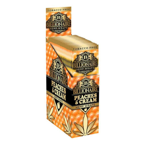 Picture of Billionaire Hemp Wraps - Peaches & Cream  25pk 2ct