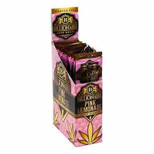 Picture of Billionaire Hemp Wraps - Pink Lemonade 25pk 2ct