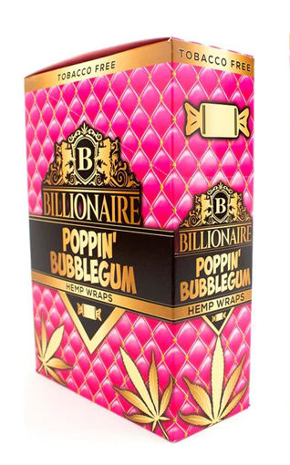 Picture of Billionaire Hemp Wraps - Poppin Bubblegum 25pk 2ct
