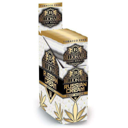 Picture of Billionaire Hemp Wraps - Russian Cream 25pk 2ct