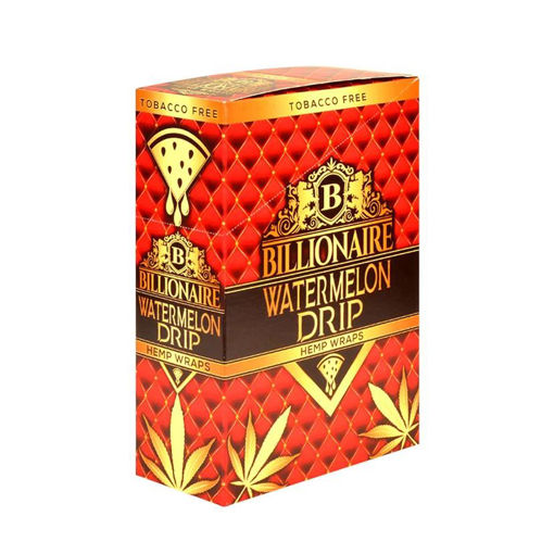 Picture of Billionaire Hemp Wraps - Watermelon Drip 25pk 2ct