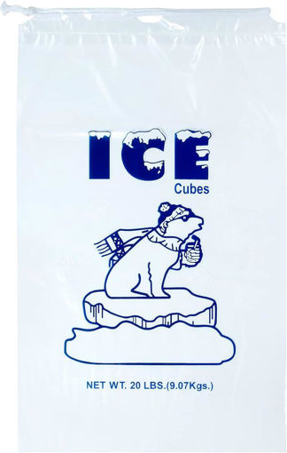 Picture of Ice Bag 20LB with String 