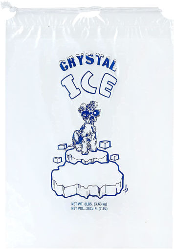 Picture of Ice Bag 8LB with String 