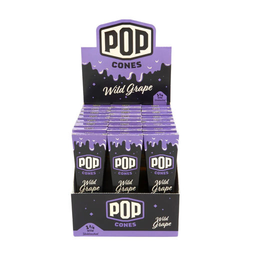Picture of POP Cones Unbleached Wild Grape 1 1/4 24pk 6ct