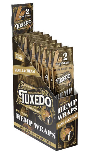 Picture of Tuxedo Hemp Wraps Vanilla Cream 25x2ct