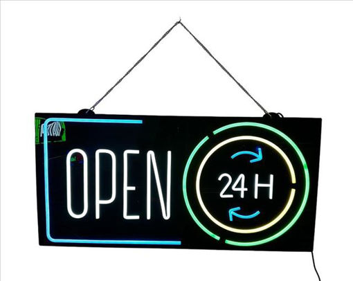 Picture of Multi Color Open 24H LED sign