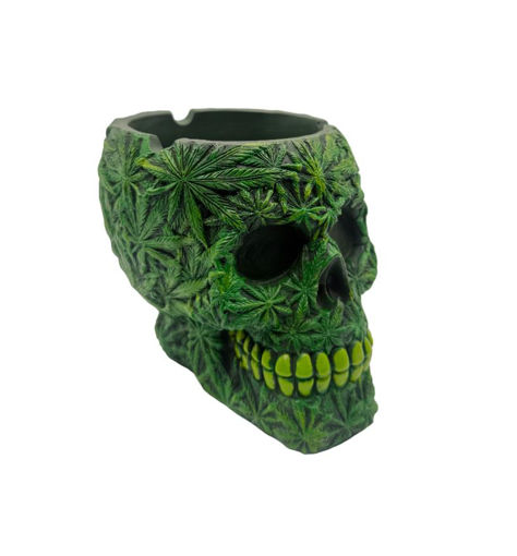 Picture of Resign Colorfull Skull Head Ashtray